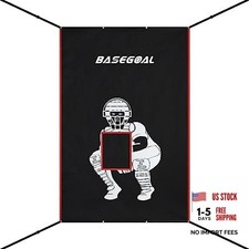 4'x6' Vinyl Backstop,Baseball Backstop,Batting Cage Backdrop Catcher Image