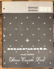 Marantz SD5010 SD-5010 Cassette Service Manual Original 