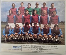 Football League Review team photo's - Season 1971-1972 West Ham United