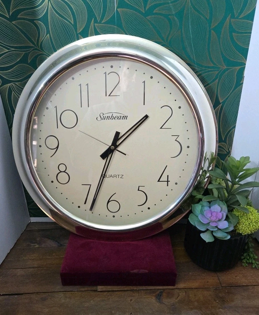 Vintage Sunbeam Wall Clock In Collectible Wall Clocks (1970-Now