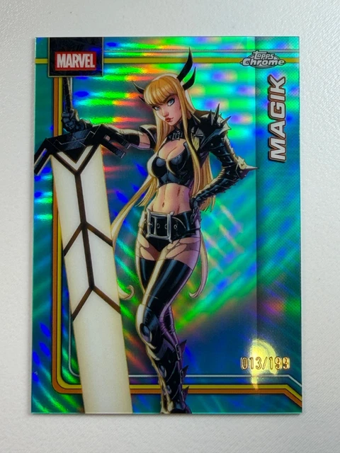 2026 Topps Chrome Marvel - Aqua Refractor /199 Magik #134