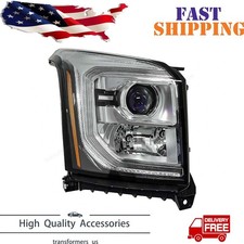 Hid Projector Headlight Assembly For 2015-20 Gmc Yukon Passenger Side
