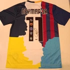 Neymar Jr #11 Signed Soccer Jersey with GCOA COA