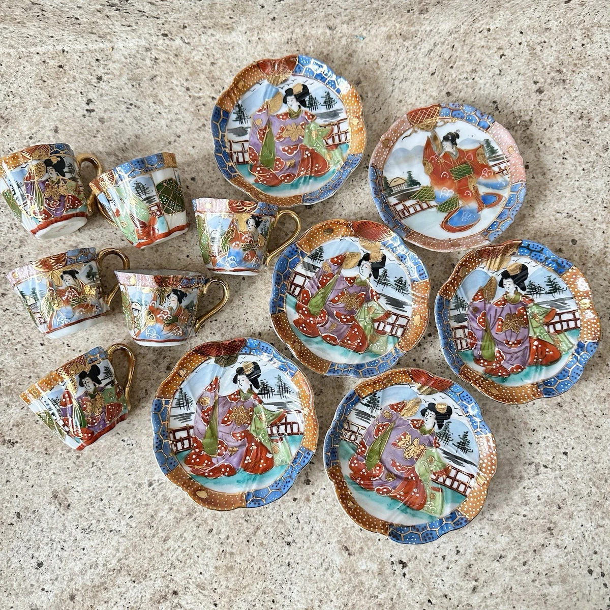 Kutani China In Collectible Japanese Teapots & Tea Sets (1900-Now