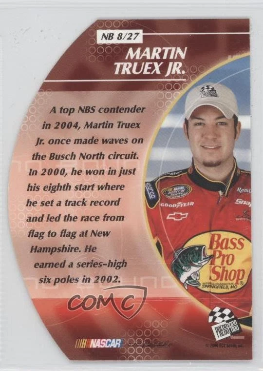 2004 Press Pass Stealth No Boundaries Martin Truex Jr #NB8 Rookie RC - Image 2 of 2
