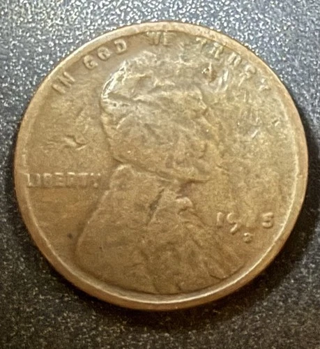 1925 D Lincoln Wheat Cent ~ Full Brockage ~ off center ~ Error