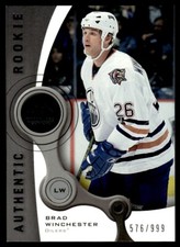 2005-06 SP Game Used Brad Winchester Rookie 576/999 Edmonton Oilers #106