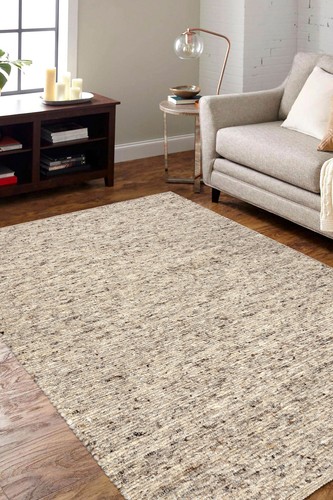 NATURAL Double-sided WOOL Rugs NEPAL sand beige flat-weave Best Quality - Picture 4 of 10
