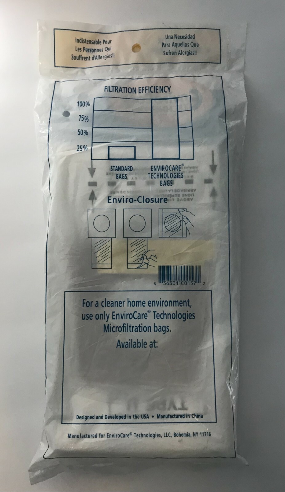 Eureka Canister Style T Vacuum Bags By Envirocare (Total Of 78 = packs