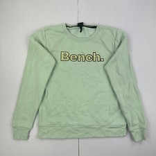 BENCH Jumper 16 Green Womens Cotton Blend Sweatshirt