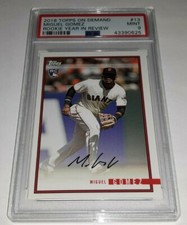 2018 Topps On Demand Rookie Year In Review #13 Miguel Gomez RC Graded PSA 9 Mint