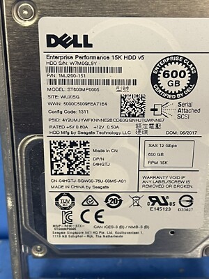 Seagate ST600MP0005 600GB 15K RPM 12Gb/s 2.5
