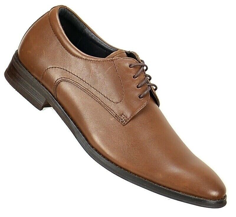 Vionic Mens Joseph Orthaheel Oxfords Size 10 M Brown Leather  display picture 1