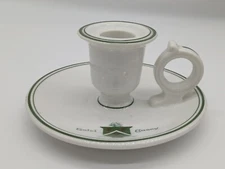 O.P. Co. Syracuse China Hotel Casey Chamberstick Candleholder c. 1924 (E-10)