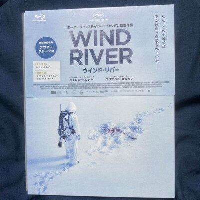 WIND RIVER Blu-ray First Limited Edition with Outer sleeve Booklet Happinet