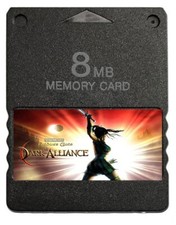 Baldurs Gate Dark Alliance PS2 Memory Card Unlocked Completed Saves
