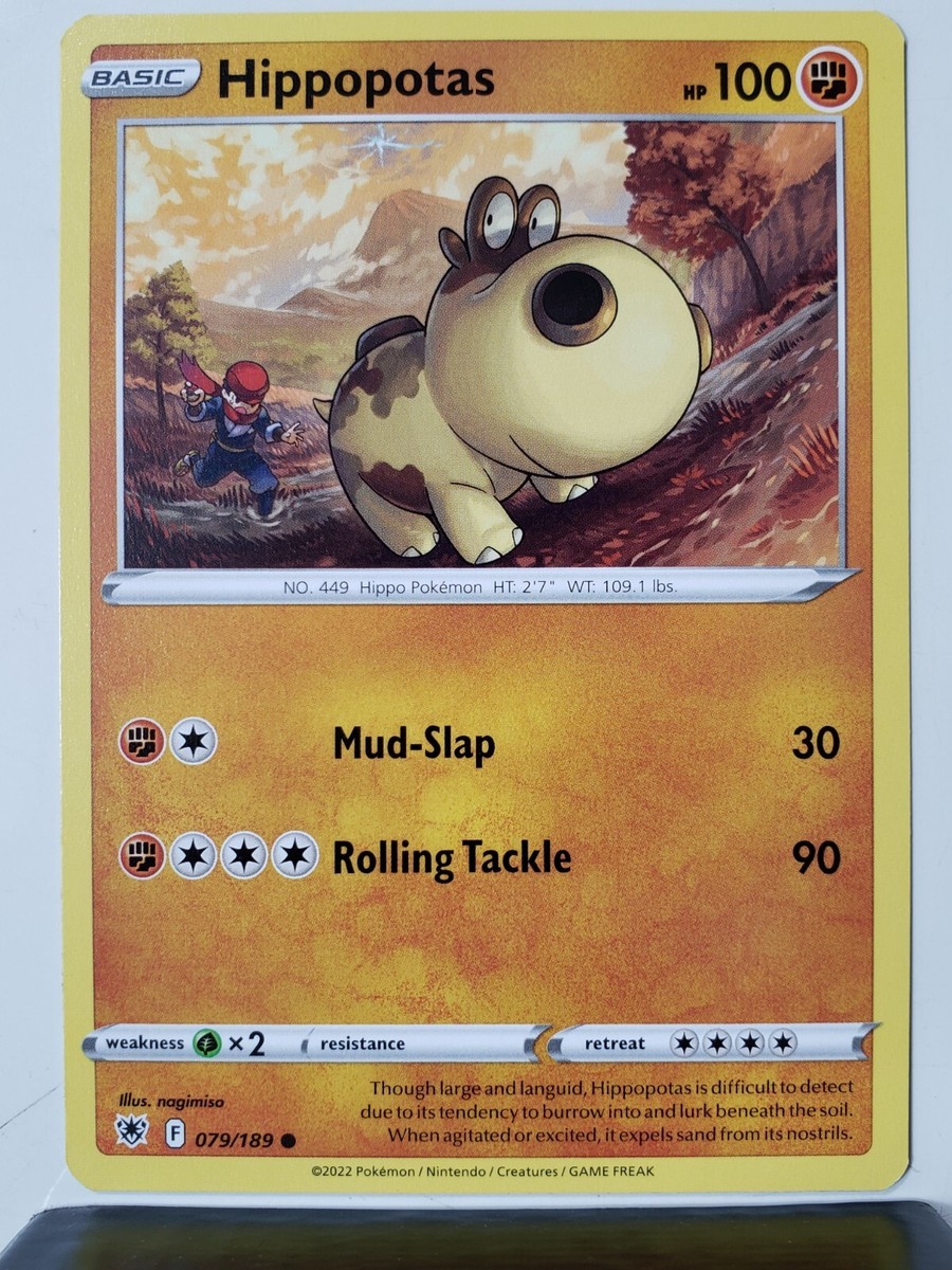 その他 L GEAR SOLID Trading Card #079 HIPPO Hippopotas #079/189 SWSH10: Astral Radiance Common - Pokemon Cards
