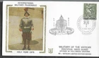 Vatican 1975 Holy Year SWISS GUARD Officer in Full-Dress Uniform FDC # 49