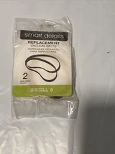 2 Replacement Vacuum Belts for Bissell 8 – Smart Details – NEW Sealed
