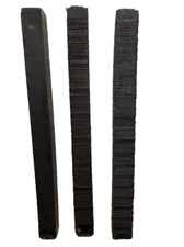 3 Pcs, Gaboon Ebony Turning Blank 1x 1x 6 Square Lumber Wood Block Lathe