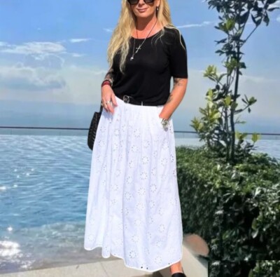 $90 BLOGGER ❤️ZARA ZW COLLECTION COTTON WHITE