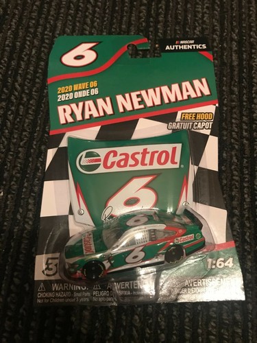 NASCAR 2020 Ryan Newman #6 Castrol Ford Mustang - Diecast Lionel 1/64 - Nuovo