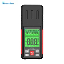 HT633 Portable Digital Wood Moisture Meter Professional 0~57% Timber Hygrometer-