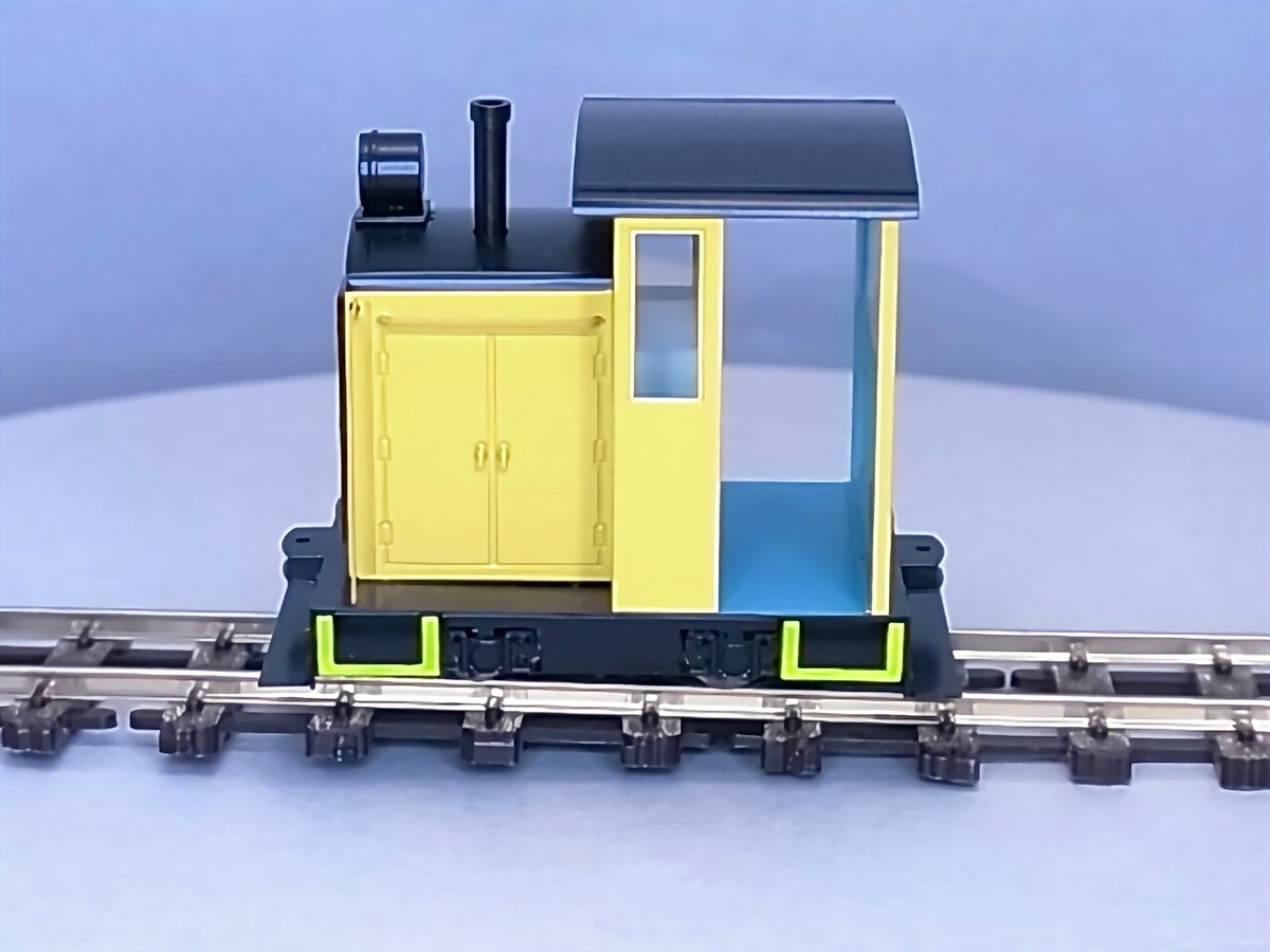 On30/Oe Davenport-Style Gas Mechanical Locomotive RTR Brass Narrow
