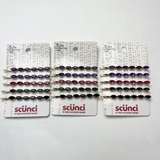 15-piece Scunci Goldtone Cute Multicolor Rhinestone Bobby Metal Hair Pins