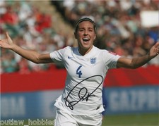 England World Cup Fara Williams Autographed Signed 8x10 Photo COA A