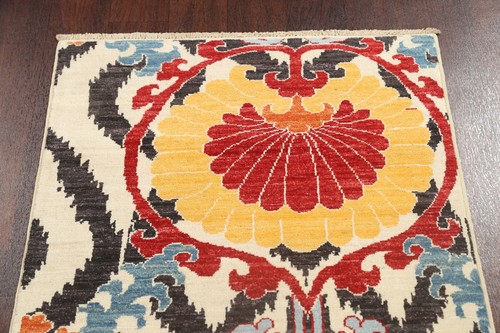 All-Over Art & Craft Oriental Runner Rug 2' 7" x 8' 0" Wool Hand-made Carpet - Picture 12 of 20