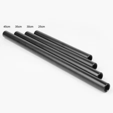 25 30 35 45cm Aluminium OD 19mm Rod Tube fr Rail System Film Camera Rig Support