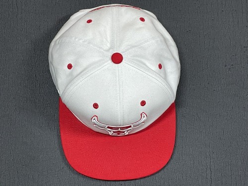 Chicago Bulls Hat Mitchell & Ness Mens NBA Snapback Cap Michael Jordan - Picture 5 of 12