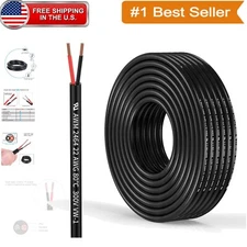 Premium 32.8FT Low Voltage Electrical Wire, PVC Coated for Automotive & Home Use