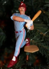 Mike Schmidt Philadelphia Phillies #20 Christmas Tree Ornament 4" MLB Batting