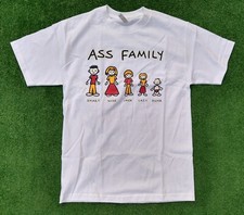 Ass Family 5 Person Jack/Smart/Wise/Lazy/Dumb Humor Funny Adult Med Shirt