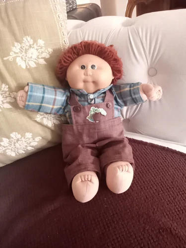 Cabbage Patch Red-hair Brown Eyes Boy Doll 1978 To 1982.