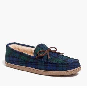 j crew plaid slippers