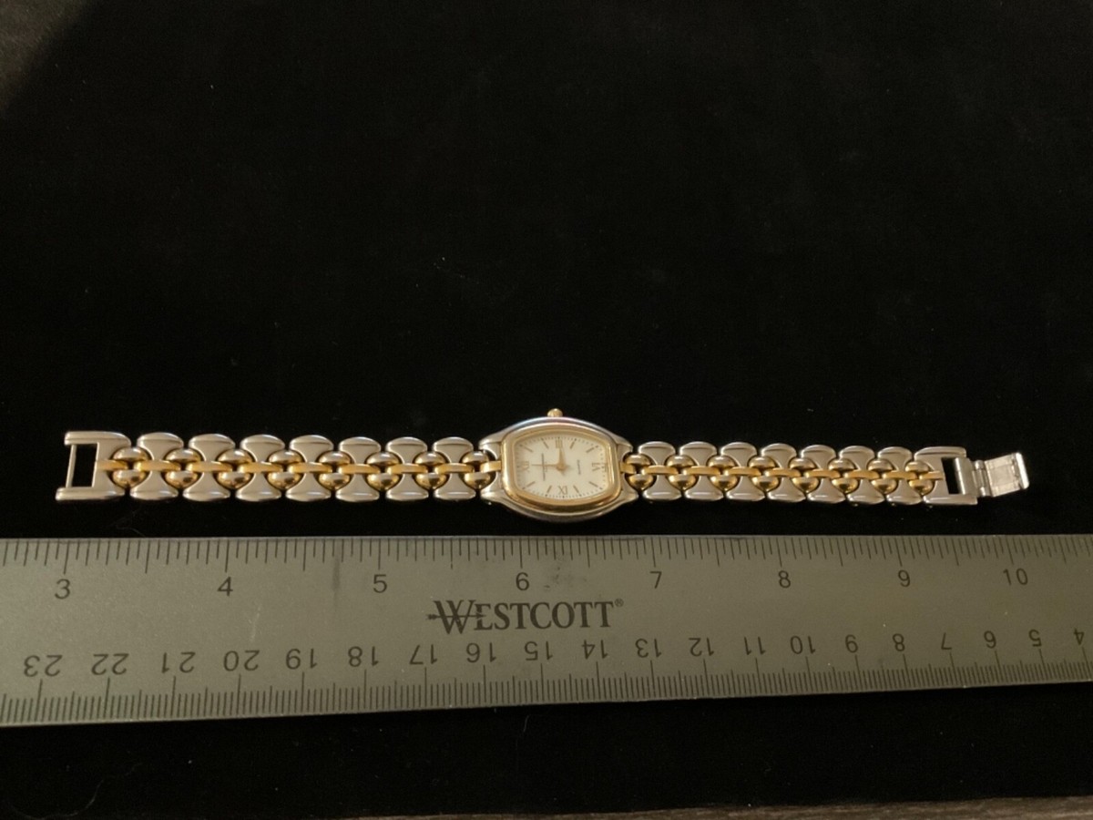 LADIES CHRISTIAN BERNARD PARIS FRANCE WATCH N1660 TWO TONED GOLD