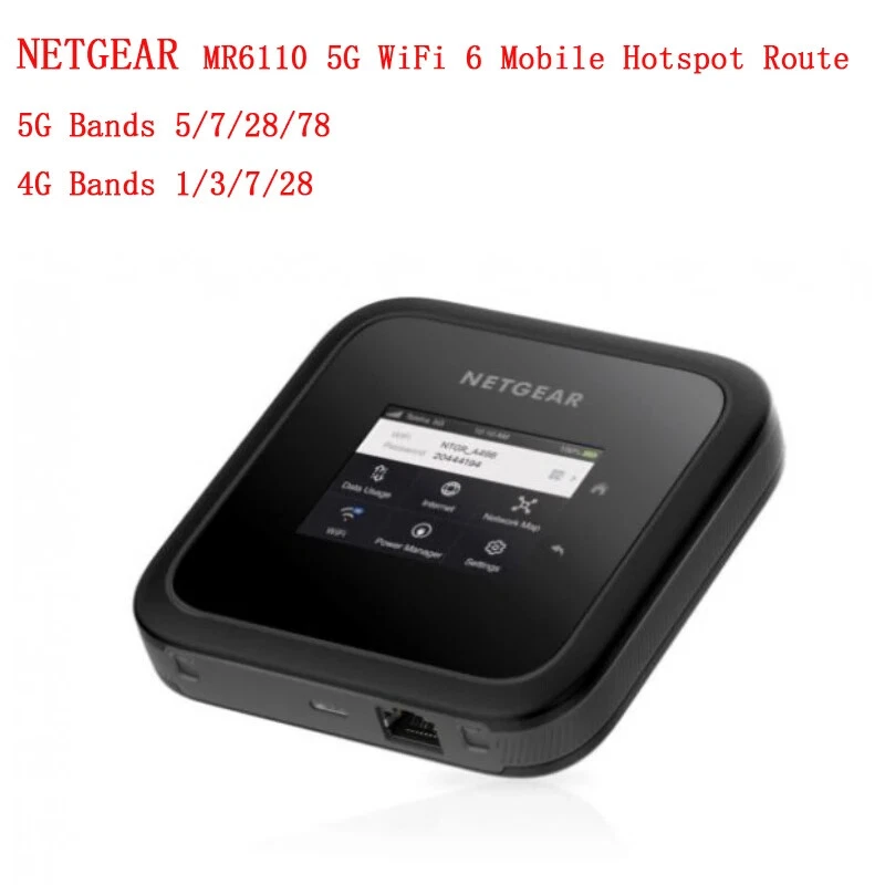 Netgear M6 MR6110 5G WiFi 6 Mobile Wifi Hotspot Routers with Sub-6 bands Routers - Image 2 of 4