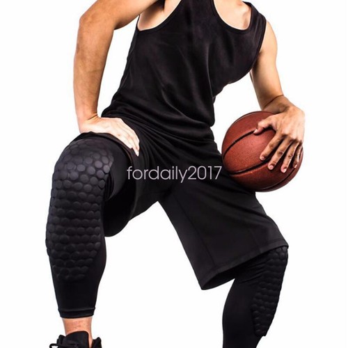 de rodilla de panal a prueba de choques pierna de baloncesto larga equipo protector | eBay