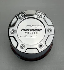 Pro Comp Chrome Push Thru Wheel Center Cap 7327042 Sticker Logo
