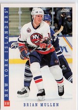 1993-94 Score #347 Brian Mullen New York Islanders