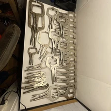 Massive Vise Grip Lot of 30 Assorted Vice Grip Locking Pliers Set