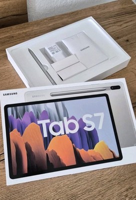 Samsung Galaxy Tab S7 Mystic Silber 128GB WiFi Case TOP 
