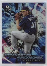 2018 Bowman Platinum Prismatic Prodigies Corbin Burnes #PPP-24 4d3