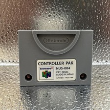 N64 Controller Pak for Nintendo 64 Memory Card 256KB NUS-004