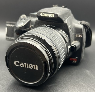 CANON EOS Rebel XT 8 MP Digital SLR Camera 18-55mm Lens Tested & Working