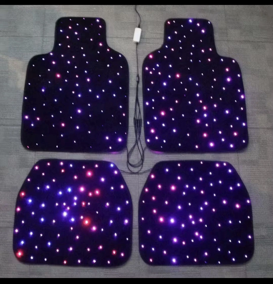 Fiber Optic Starlight Car Mats Star light LED Rugs With APP & Remote Control - Image 4 of 4