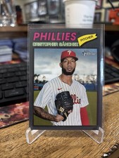 2026 Topps Heritage Baseball Cristopher Sanchez Dark Gray Border 